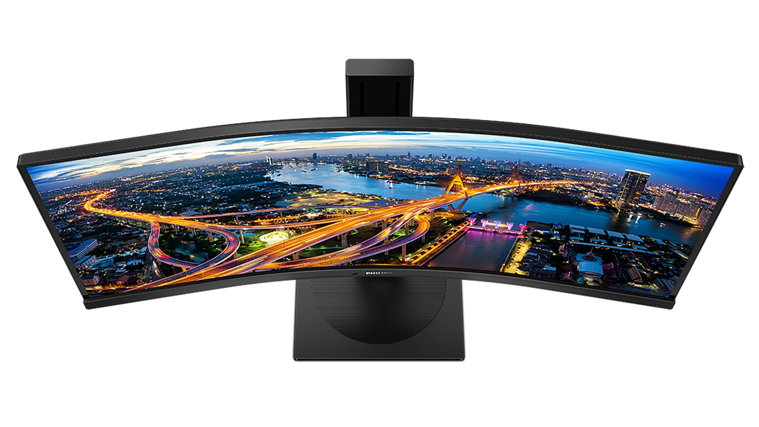 Pohled seshora na monitor Philips 345B1C