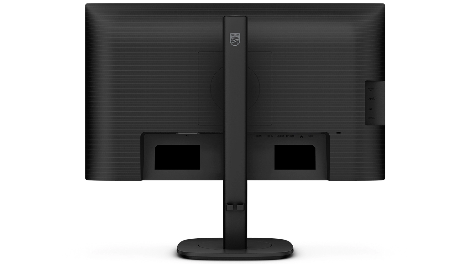 Pohled zezadu na monitor Philips 24B2U3301D