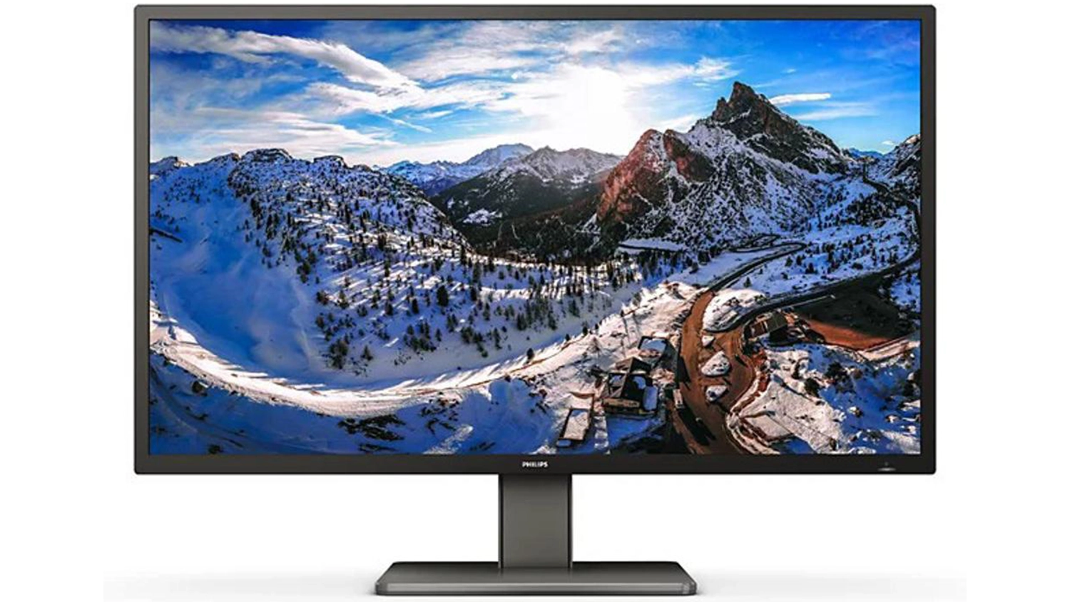 Monitor Philips 439P1 čern&yacute; zepředu