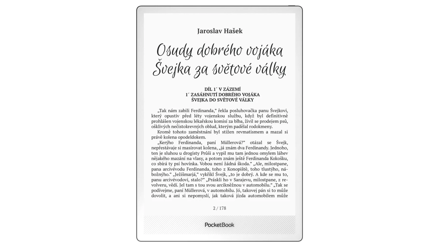 Elektronická čítačka kníh PocketBook 1030 InkPad One, Matte Black