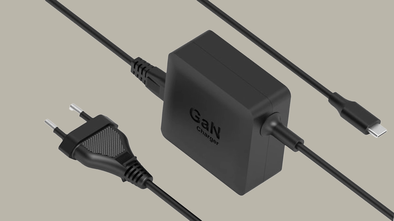 Nap&aacute;jec&iacute; adapt&eacute;r PORT Connect USB-C 65 W čern&yacute; se s&iacute;ťovou z&aacute;strčkou
