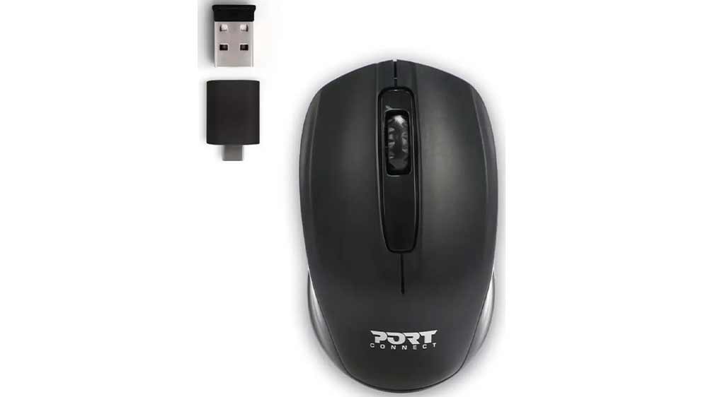 PC myš Port Connect Wireless Office (900508) Black_01