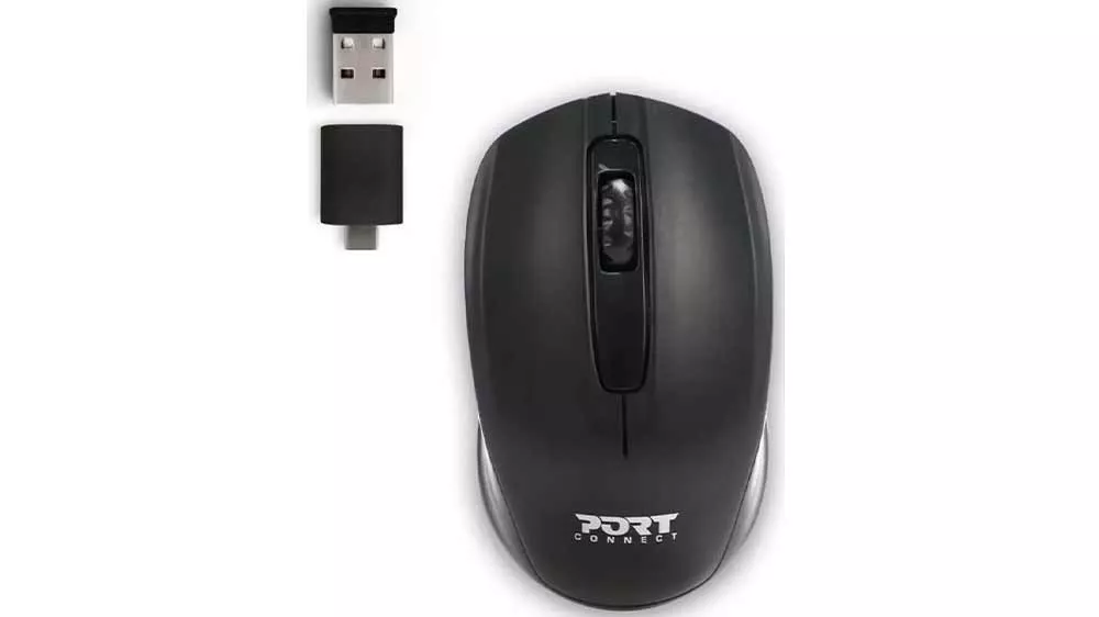 PC myš Port Connect Wireless Office (900508) Black_01