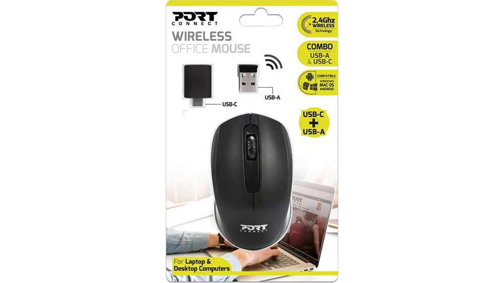 PC myš Port Connect Wireless Office (900508) Black_03