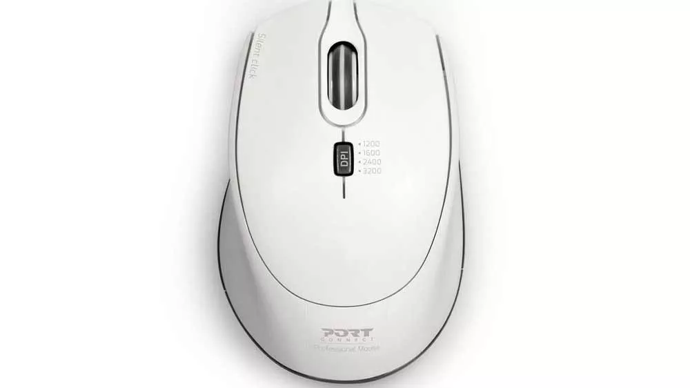 Bezdrôtová myš Port Connect Silent WRL USB A/C 900714, biela_01
