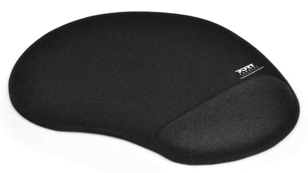 Ergonomick&aacute; podložka pod my&scaron; Port Connect 900717, čern&aacute;_01
