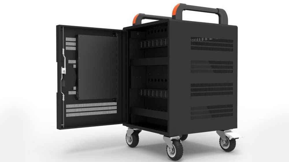 Otevřená nabíjecí skříň PORT CONNECT CHARGING CABINET prázdná _03