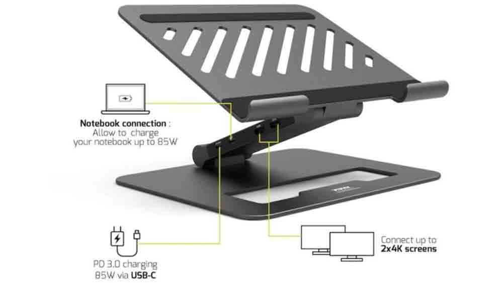Dokovací stanice se stojanem PORT CONNECT 2v1_03