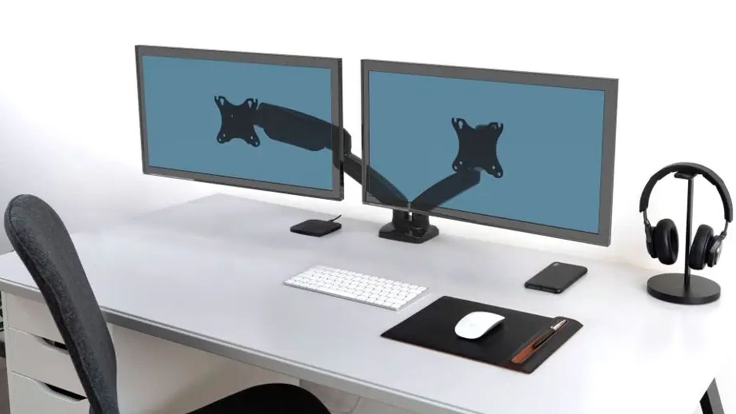 Držiak na monitory Port Designs na pracovnom stole