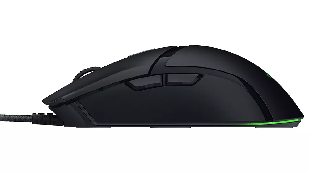 Herná myš Razer Cobra RZ01-04650100-R3M1 RGB ukazujúca programovateľné tlačidlá a farebné RGB podsvietenie Chroma