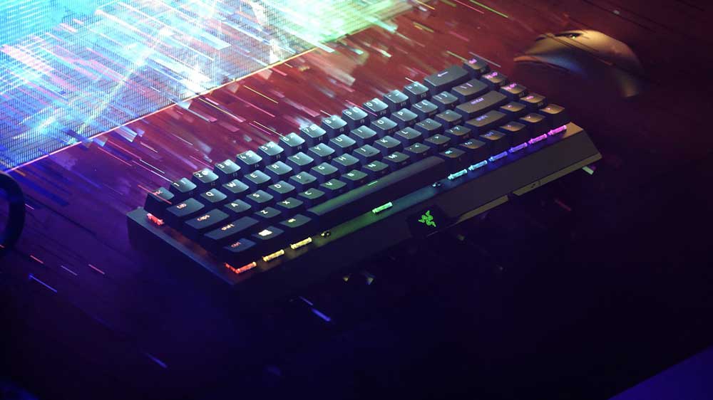 Klávesnice Razer BlackWidow V3 Mini HyperSpeed (Yellow Sw.) (USA) – Klávesnice na stole_02