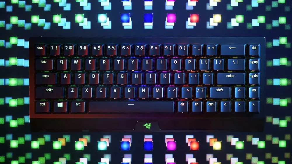 Klávesnice Razer BlackWidow V3 Mini HyperSpeed (Yellow Sw.) (USA) – Podsvícená klávesnice_03