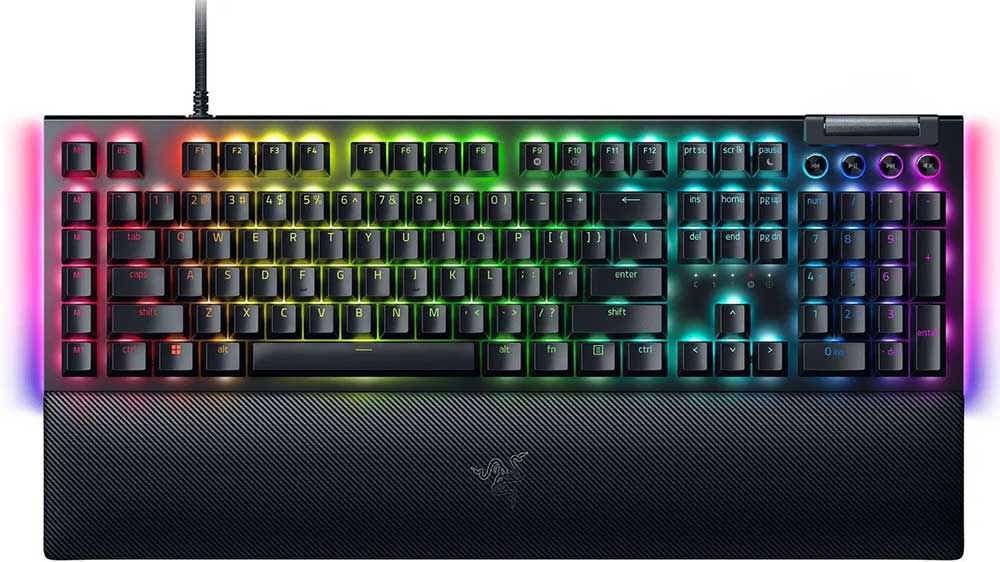 Herní klávesnice Razer BlackWidow V4 Green Switch (rozložení USA) _01