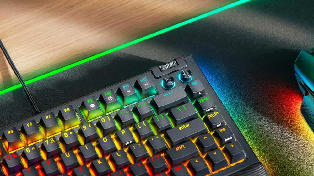 Kompaktní klávesnice Razer BlackWidow V4 75% (rozložení USA) – Klávesnice s multimediálními funkcemi_02
