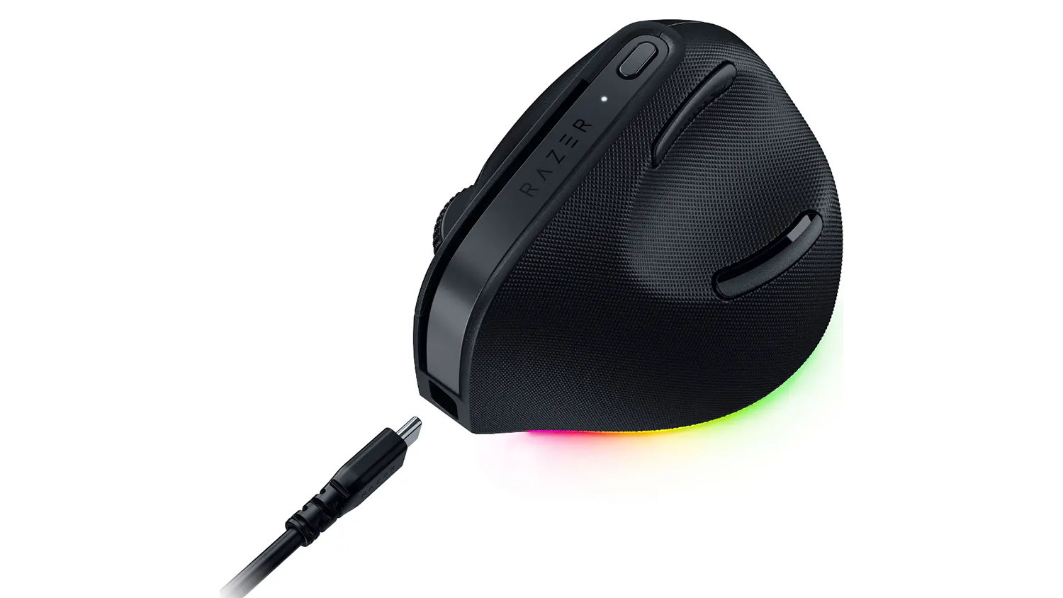 Pripojenie USB kábla k hernej myši Razer