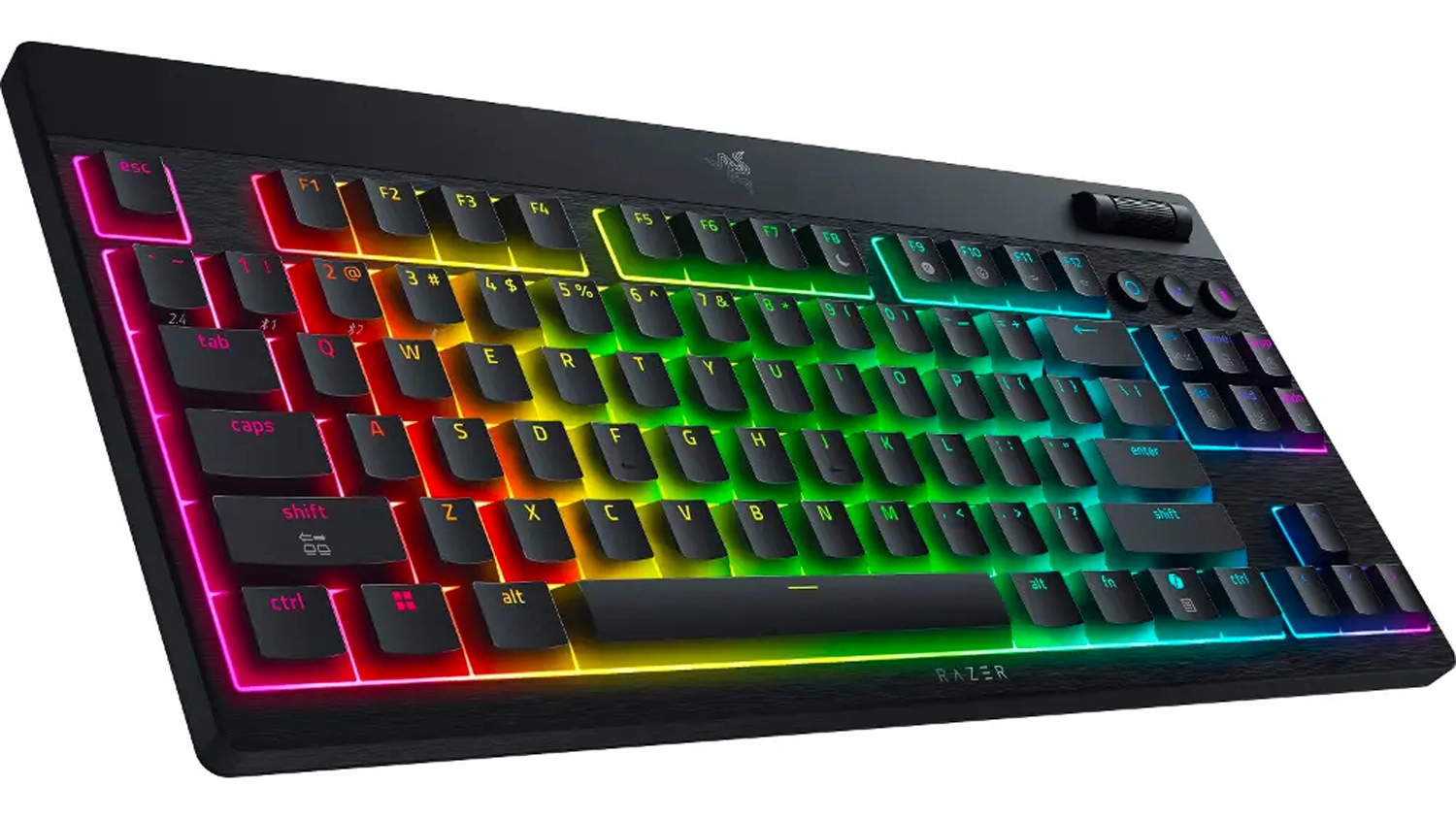 Klávesnice Razer BlackWidow V4 – pohled ze strany