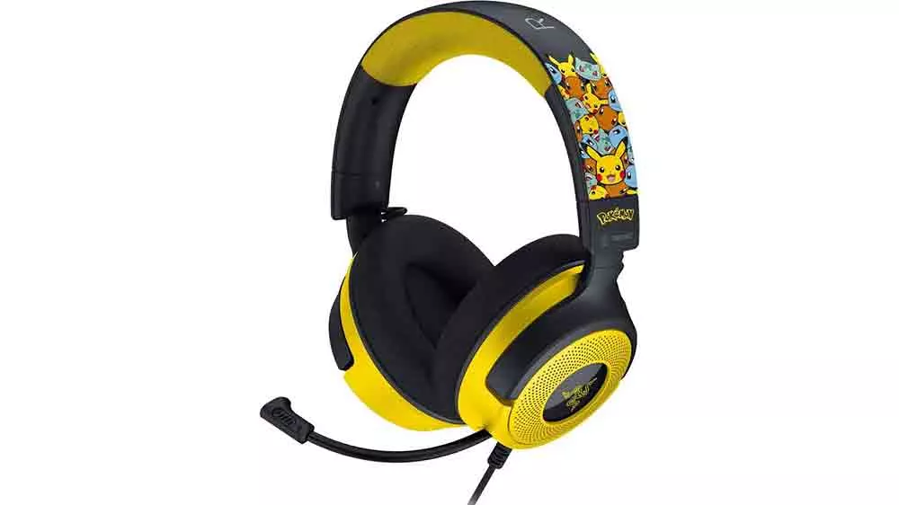 Hern&eacute; sl&uacute;chadl&aacute; Razer Kraken V4 X Wired, Pok&eacute;mon Kanto Starters ed&iacute;cia