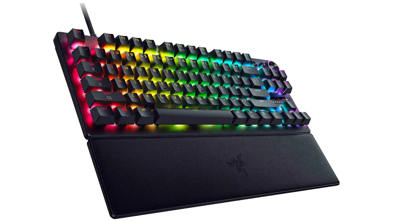 Hern&iacute; kl&aacute;vesnice Razer Huntsman V3 Pro Tenkeyless Pro 8KHz z boku