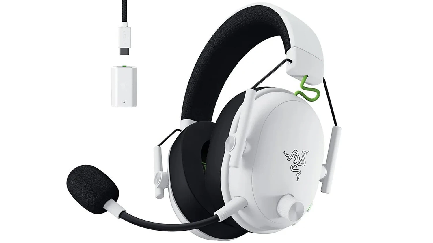 Hern&eacute; sl&uacute;chadl&aacute; na Xbox Razer BlackShark V3 biele