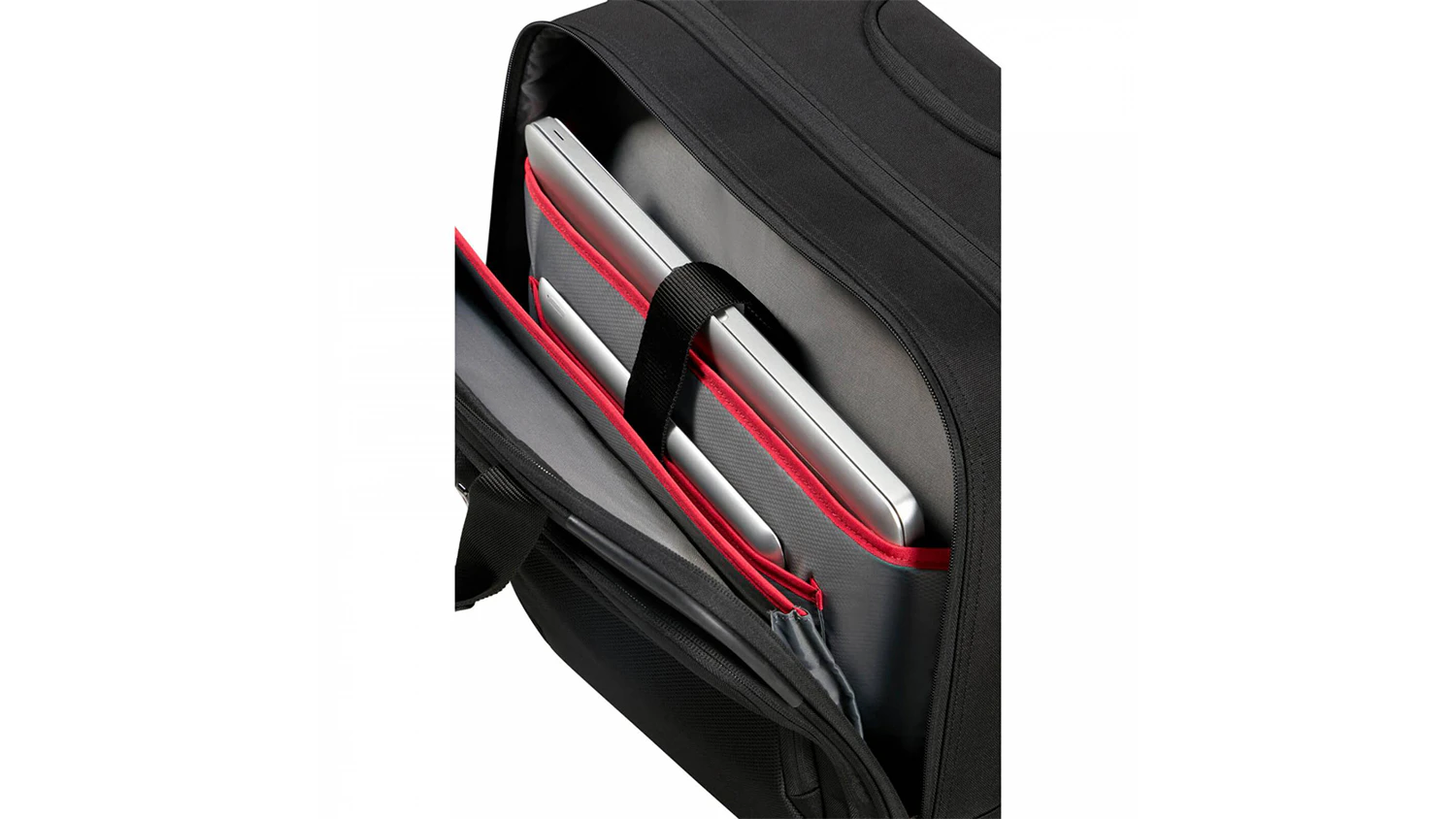 Notebook a tablet uložené v taške na notebook Samsonite Guardit 3.0