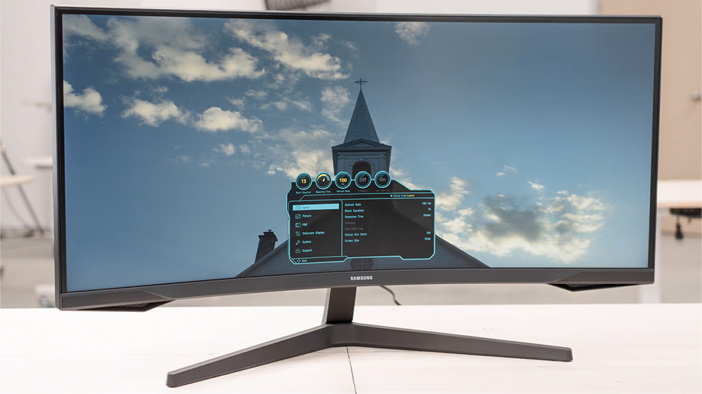 Herní monitor Samsung Odyssey G55T 34