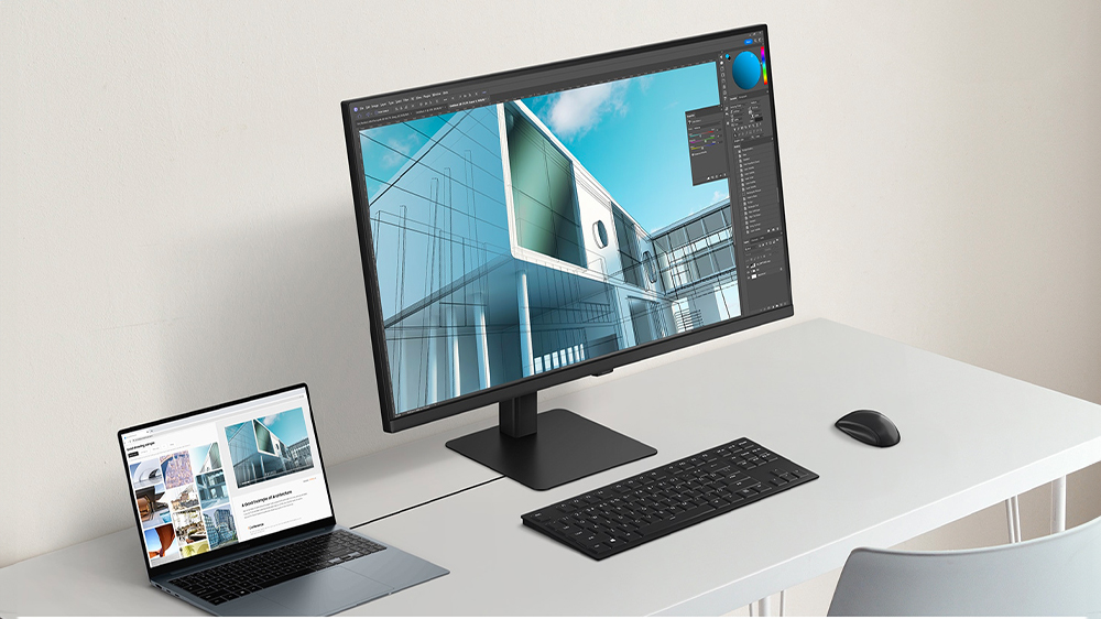 &bdquo; Monitor Samsung LS32D700EAUXEN 32  ViewFinity S7_04&bdquo;