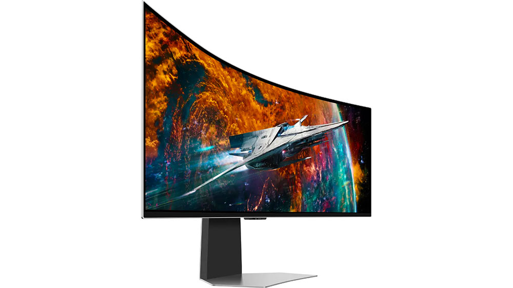 OLED monitor Samsung Odyssey OLED G9 (G95SC) pohled ze strany_02