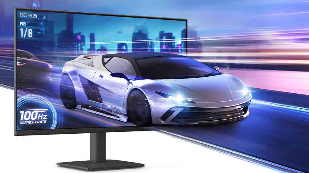 Grafika auta vychádzajúceho z monitora Samsung Essential S3_03