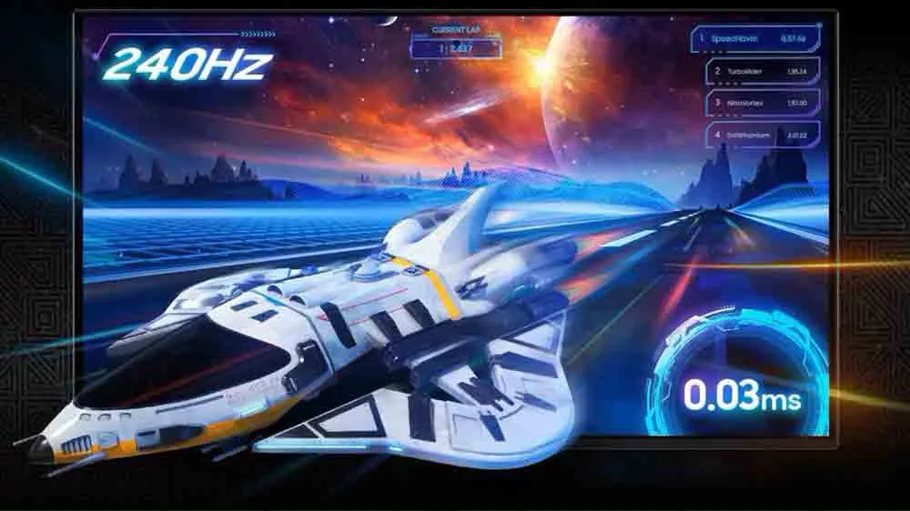 Vesmírna raketa vylieta z monitora Samsung Odyssey OLED G8 _03