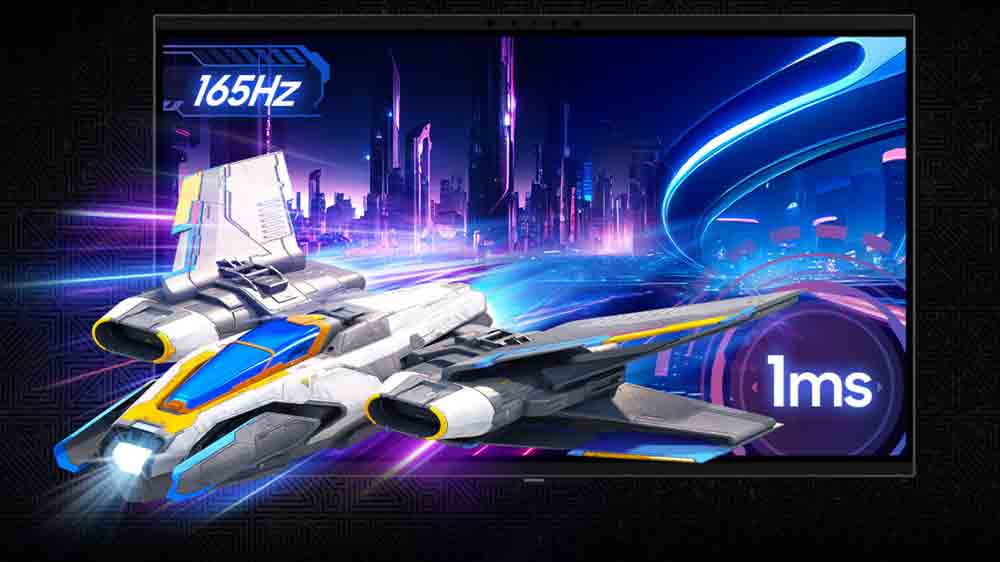 Vesmírná loď vylétající z monitoru Samsung Odyssey 3D_04