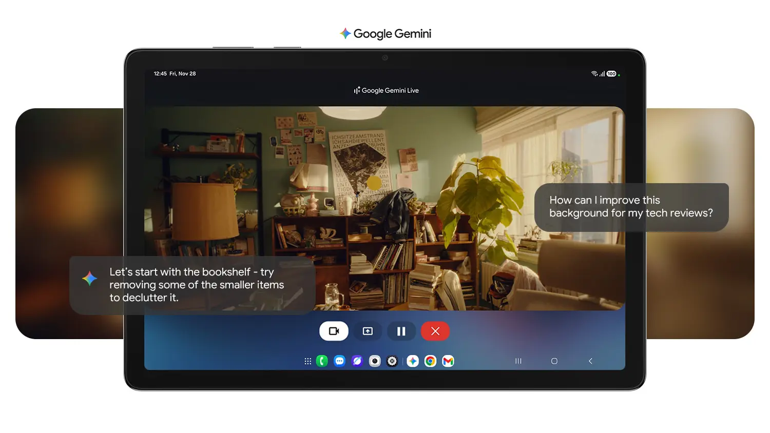Vizualiz&aacute;cia interakcie Google Gemini