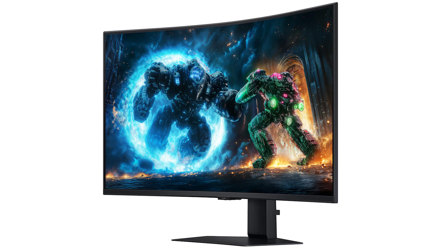 LCD monitor Samsung LS37FG750EUXEN G7 pohled z boku
