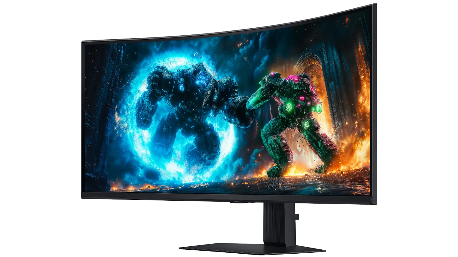 LCD monitor Samsung LS40FG750EUXEN G75F pohled ze strany
