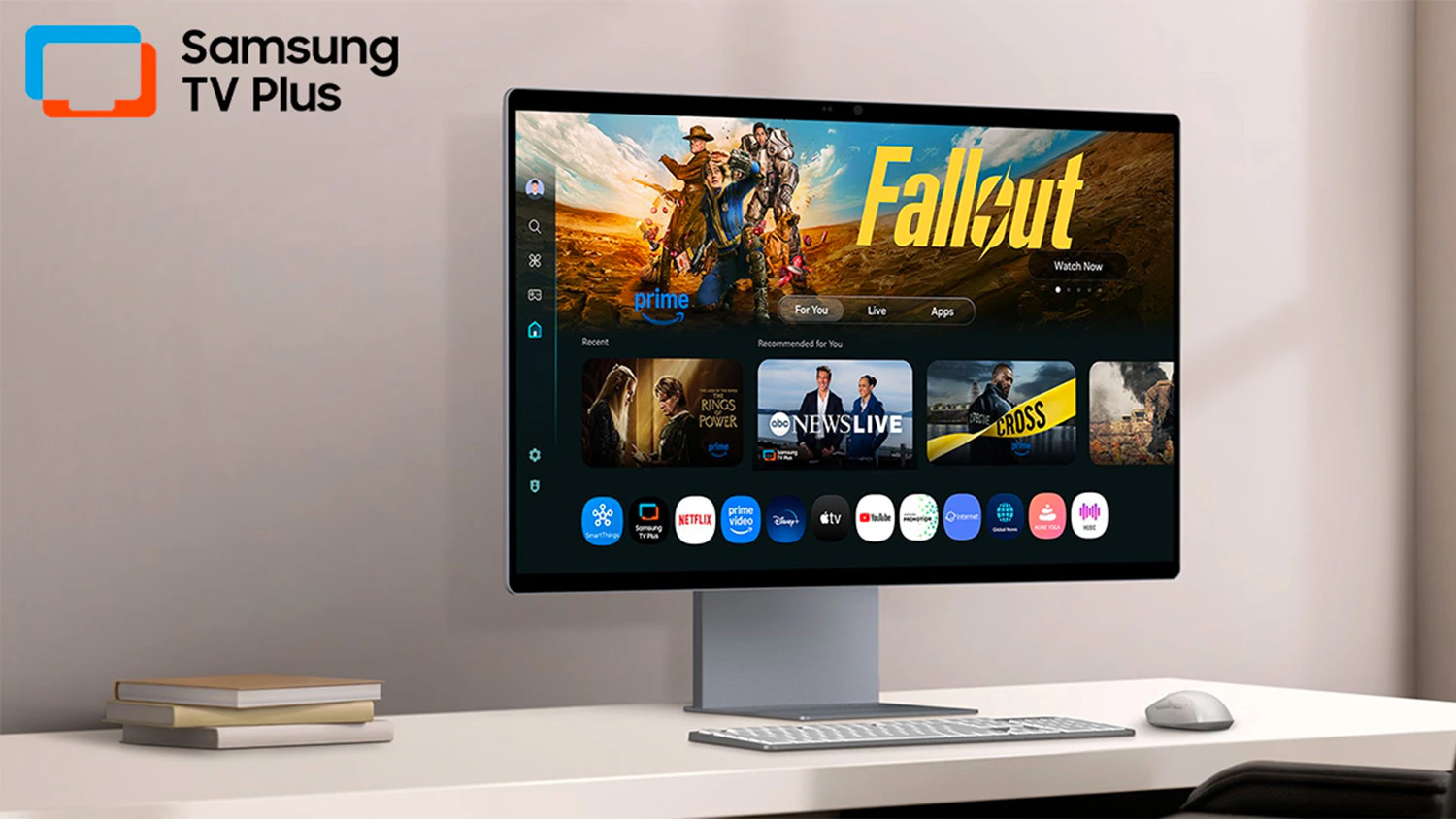 Smart monitor Samsung M9 (M90SF) na stole