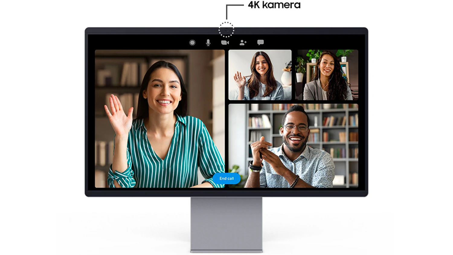 Videohovor na monitoru Samsung M9 (M90SF)