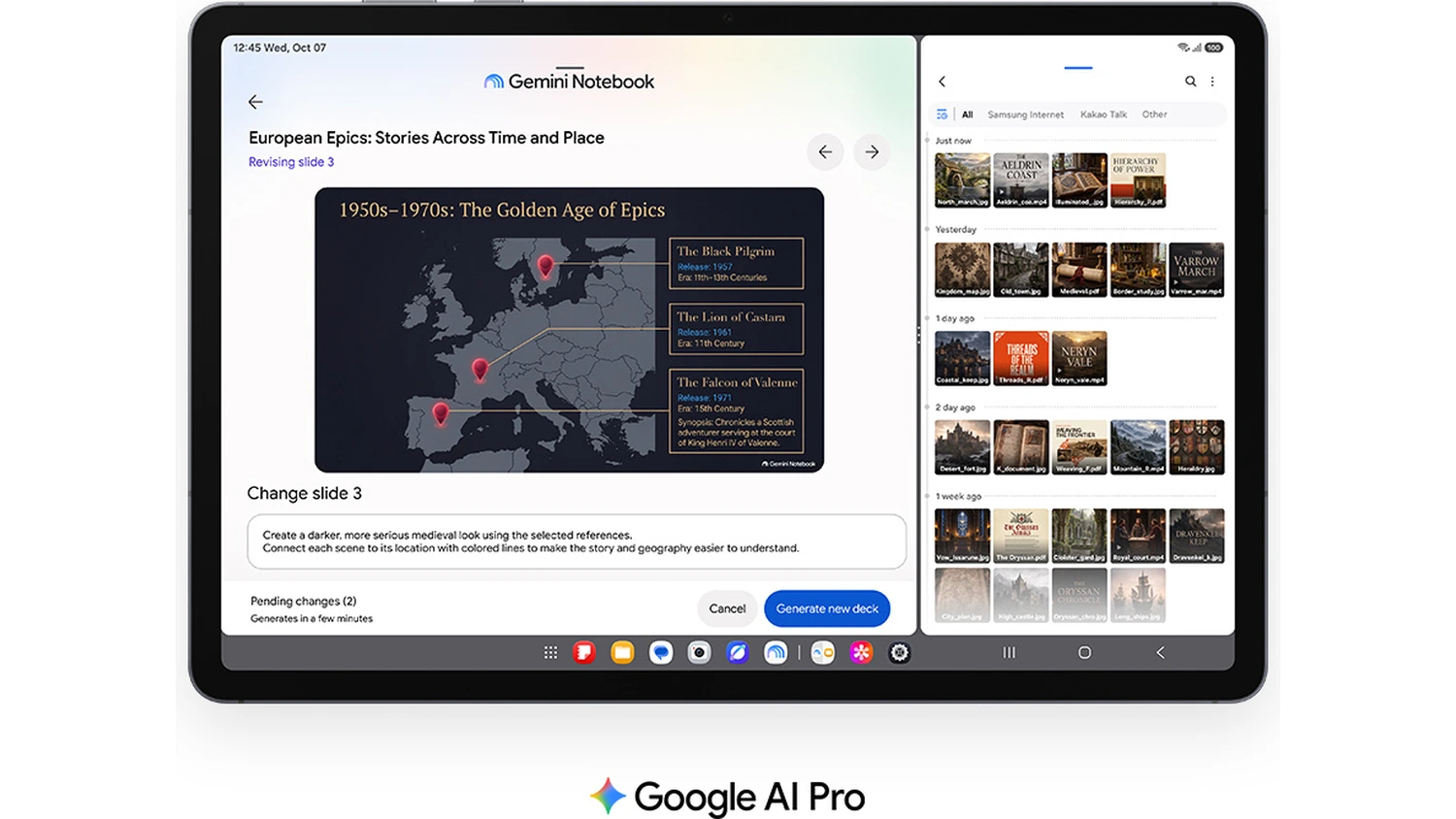 Grafika Google AI Pro