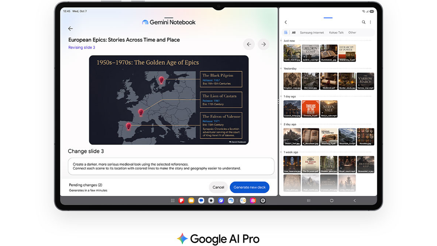 Grafika Google AI Pro