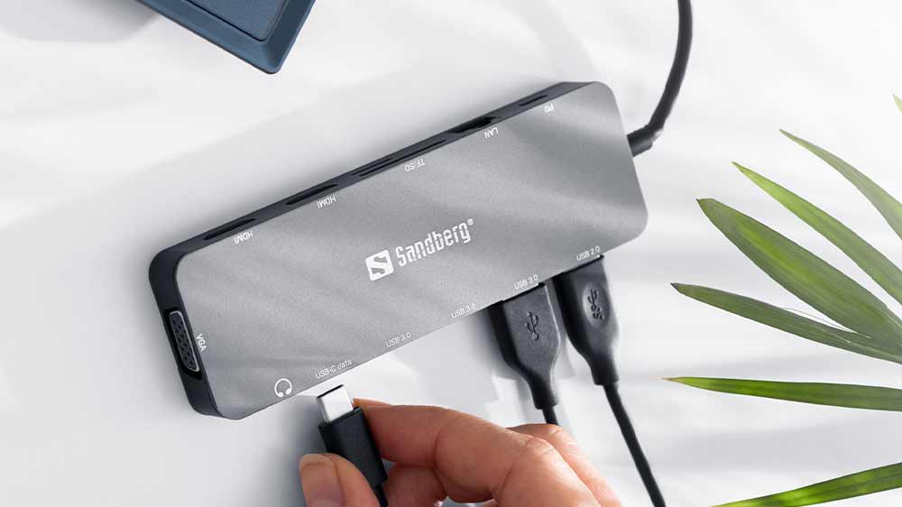 Připojená stanice Sandberg USB-C 13in1 Travel Dock_02