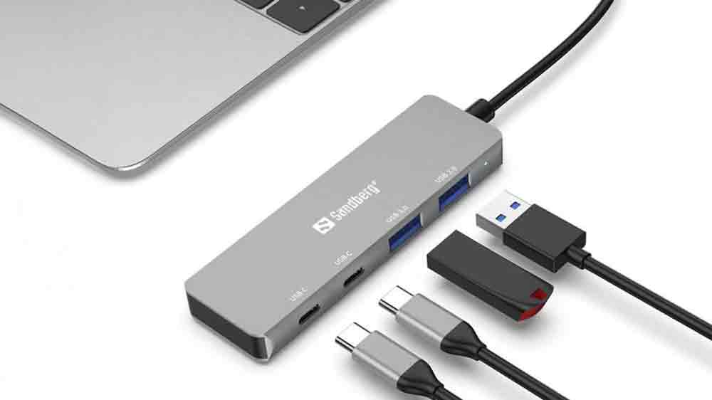 USB - C HUB SANDBERG 2×USB – 2×USB – C_02