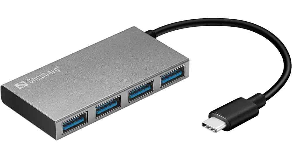 USB Hub Sandberg USB-C, 4×USB 3.0_01