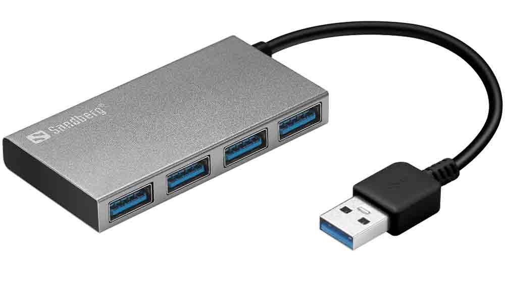 USB rozbočovač Sandberg 3.0 Pocket Hub 4 Ports_01