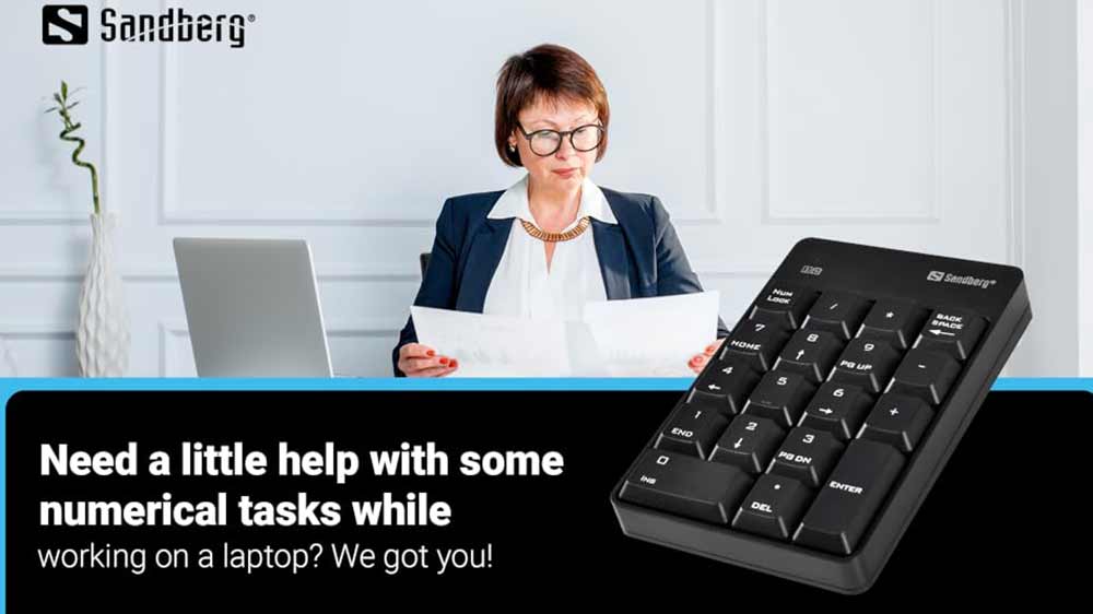 Bezdrátová numerická klávesnice Sandberg_02