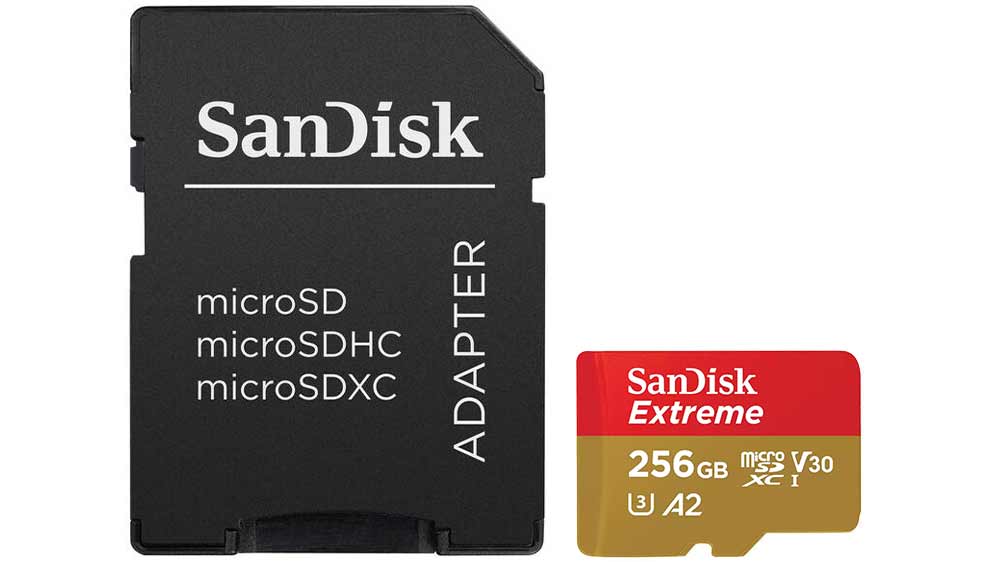 Paměťová karta SanDisk Extreme microSDXC UHS-I 256 GB s adaptérem_02