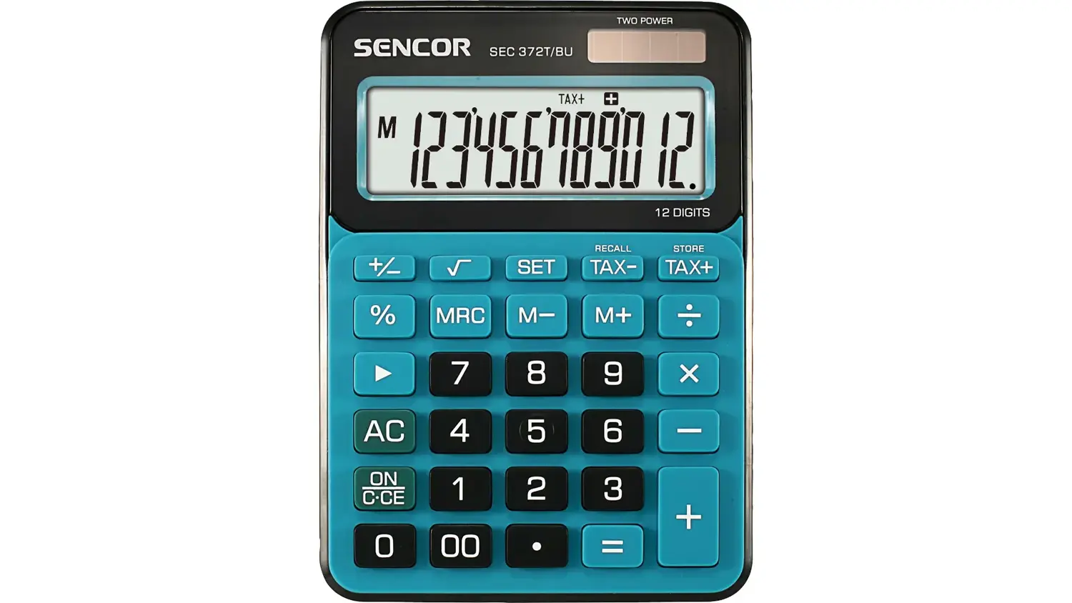 Stolová kalkulačka Sencor SEC 372 TAX BLUE