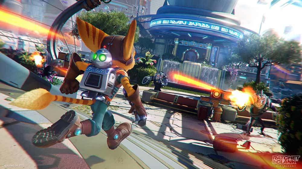 Záběr ze hry Sony Ratchet & Clank: Rift Apart_2