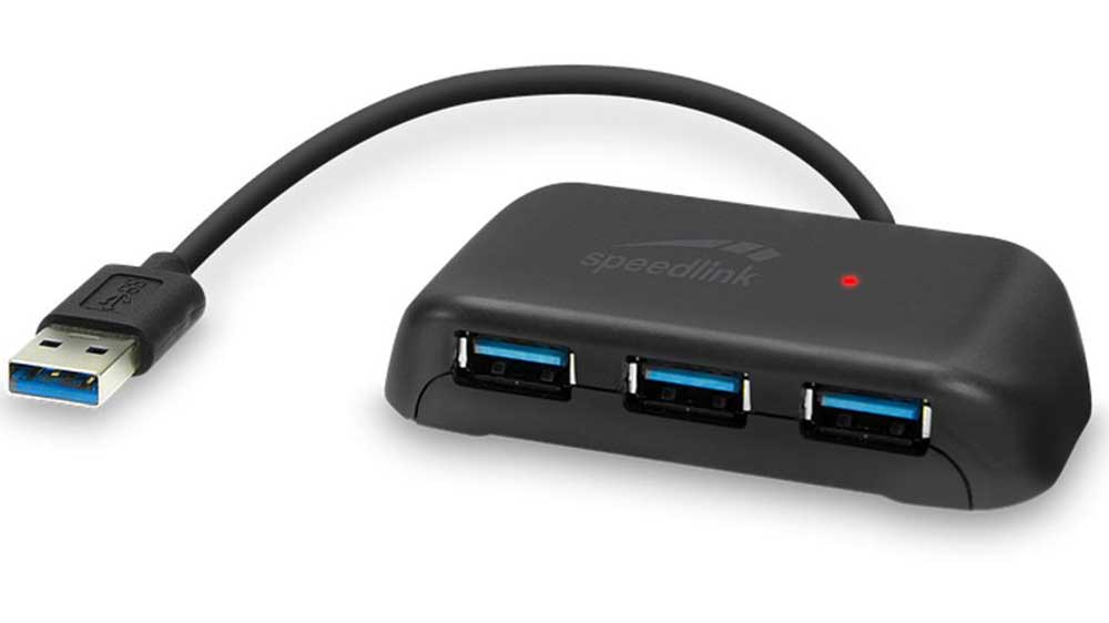 Černý USB Hub 4-Port Speedlink Snappy Evo_01