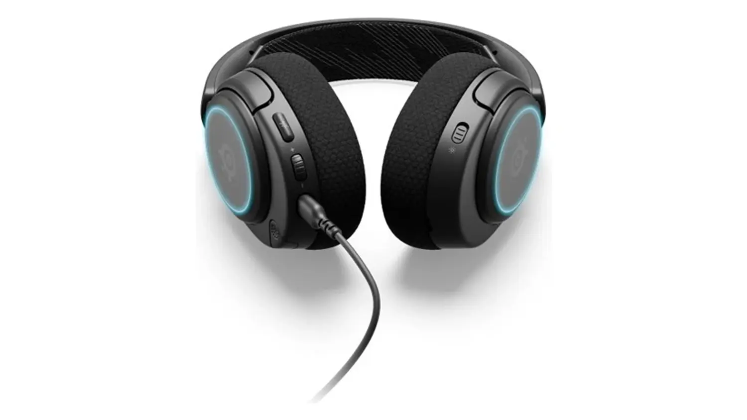 Sl&uacute;chadl&aacute; cez hlavu SteelSeries &ndash; detail ovl&aacute;dac&iacute;ch prvkov