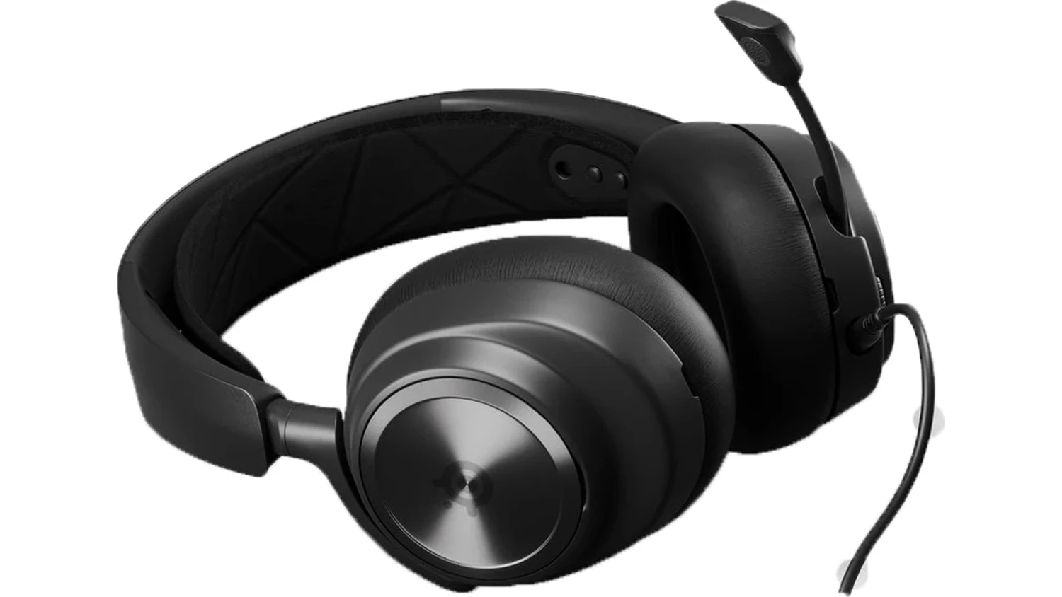 Slúchadlá cez hlavu SteelSeries – pohľad zhora
