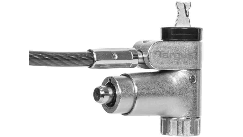 Detail zámku na notebook Targus DEFCON Ultimate Universal Keyed Cable Lock_03