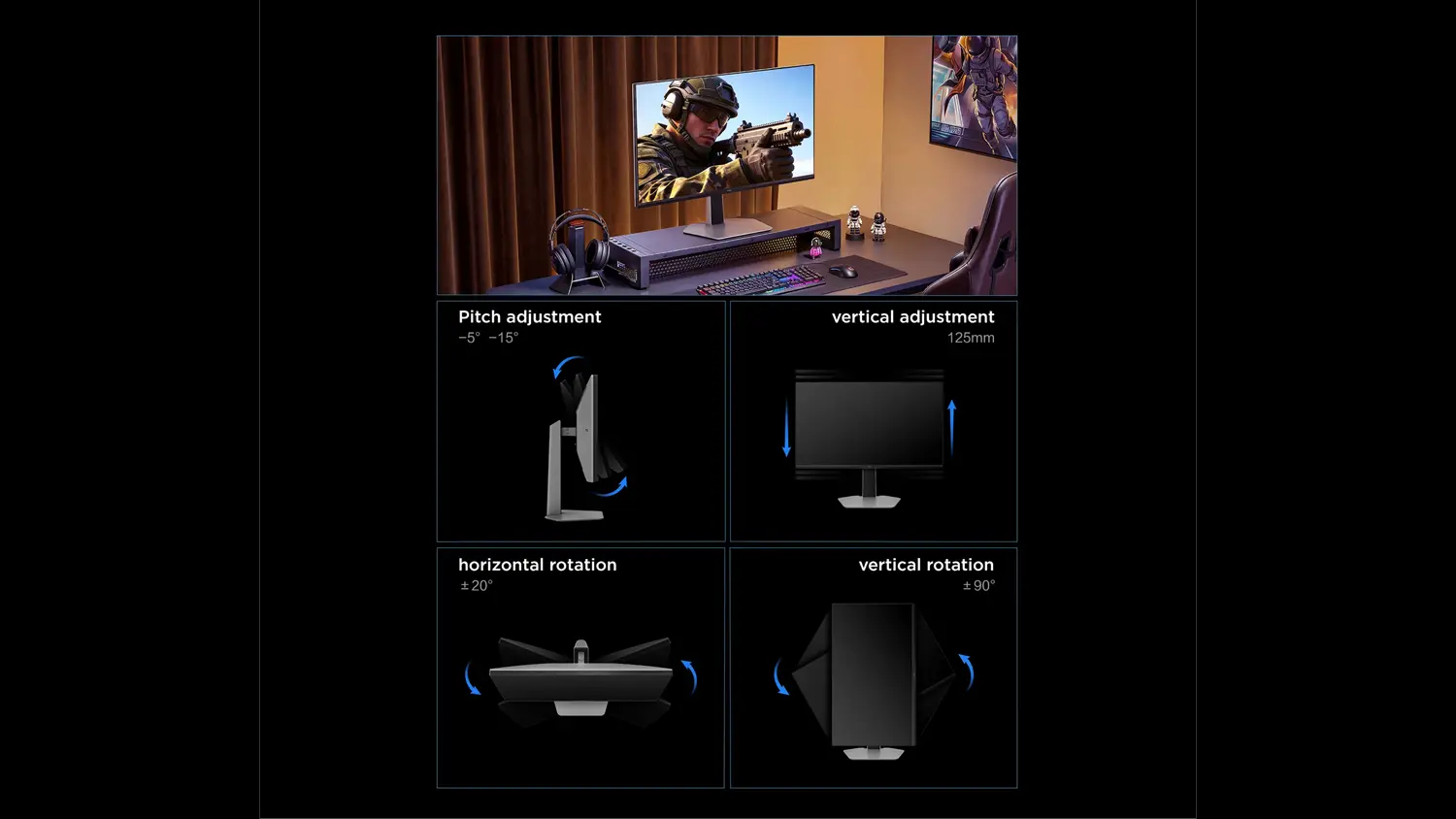 Možnosti nastaven&iacute; monitoru TCL